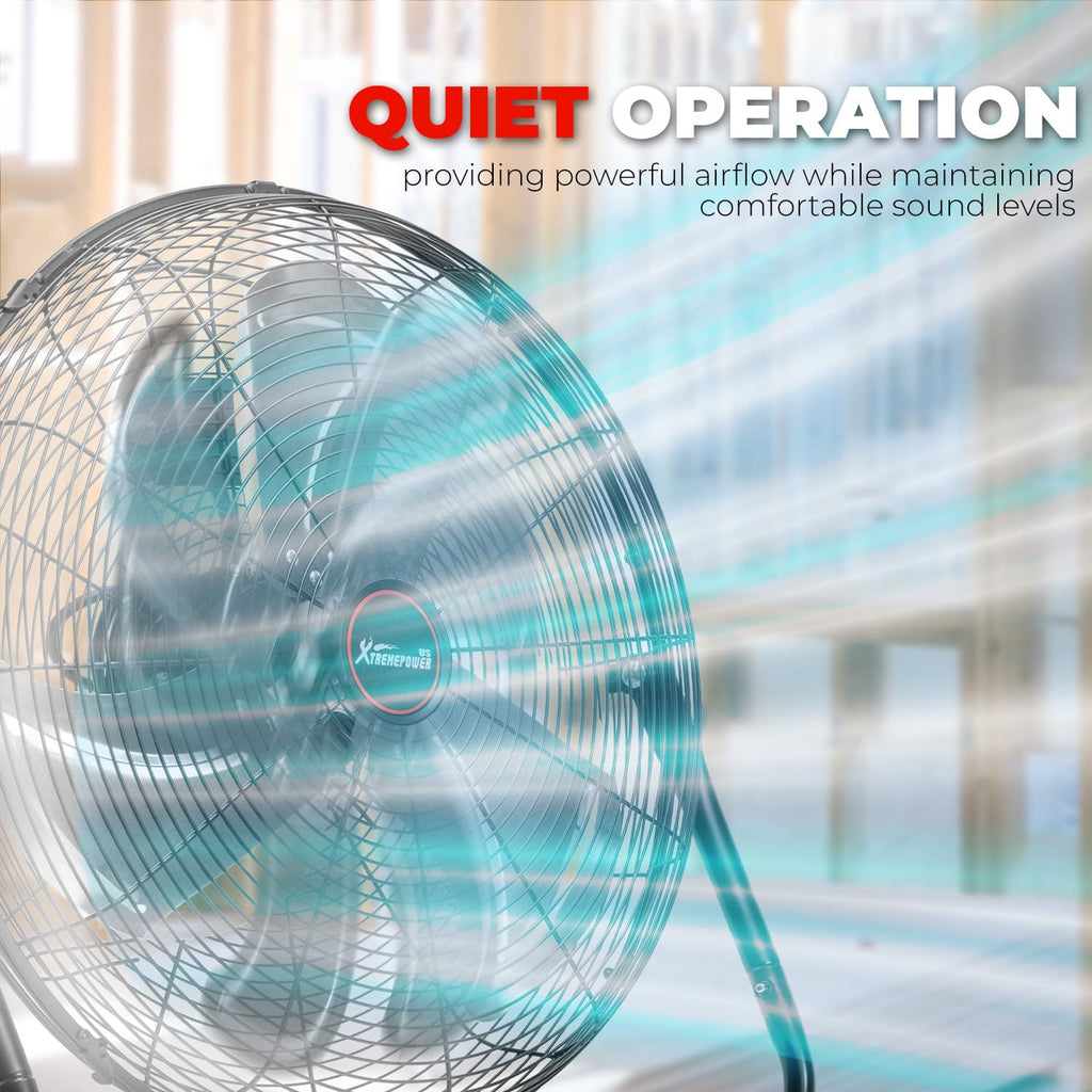 20-Inch Floor & Wall Mount Fan, 3-Speed 5000 CFM M306162