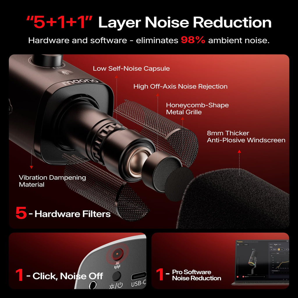 Wireless Microphone with USB-C/Lightning Receiver R997
