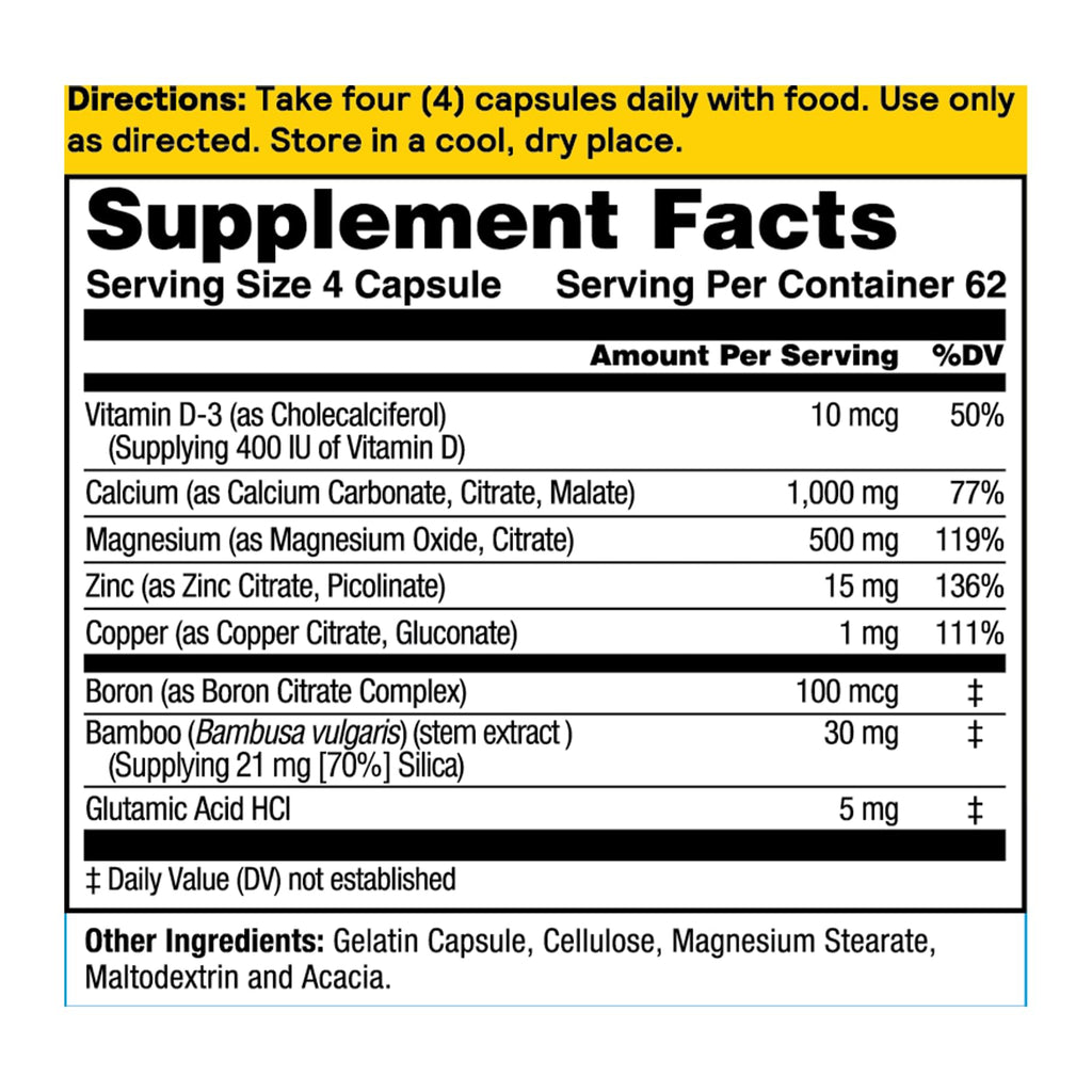Cal Mag Zinc Complex 250 Count O9313