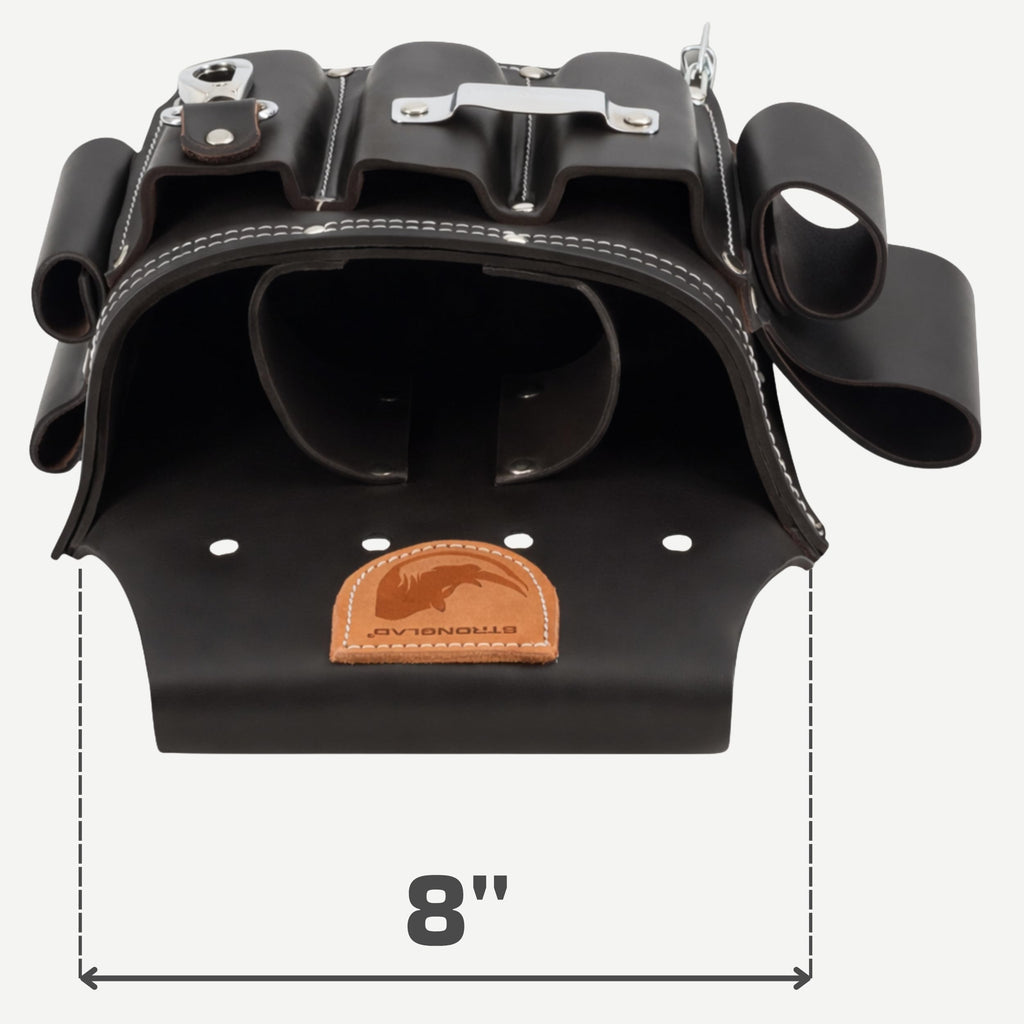 13-Pocket Top-Grain Leather Electricians Tool Belt J798