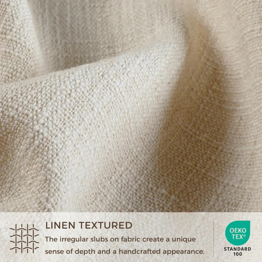 Linen Pinch Pleated Blackout Curtain 1 Panel R732036