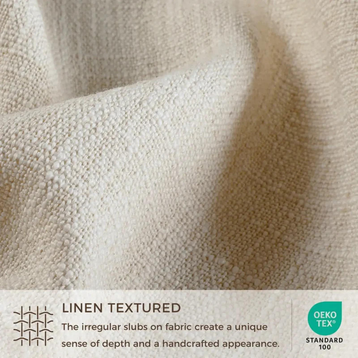 Linen Pinch Pleated Blackout Curtain 1 Panel R732036