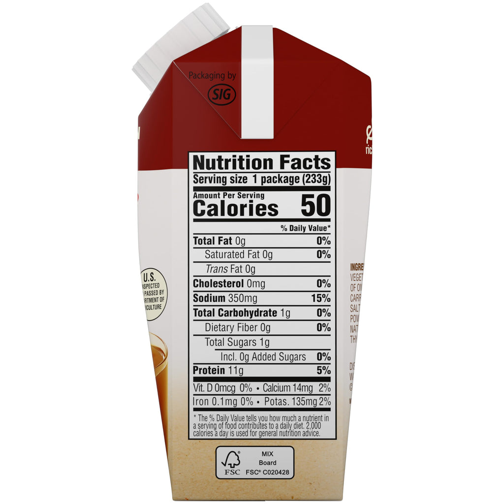 Beef Bone Broth 8.25 oz Carton Pack of 12 K777