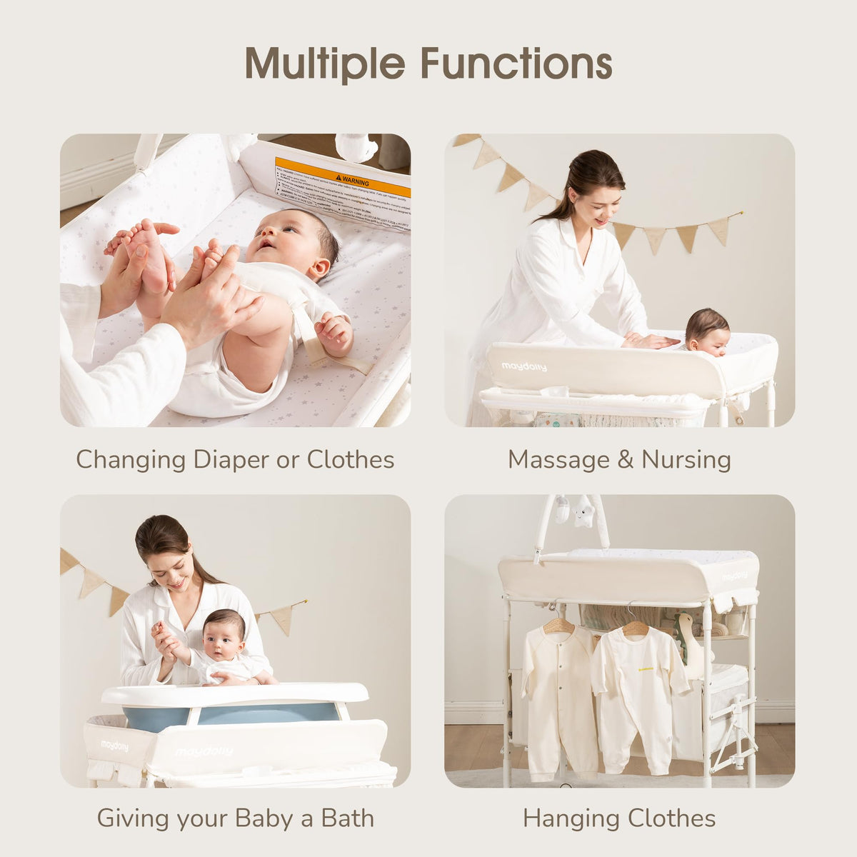 Portable Foldable Waterproof Baby Changing Table K6012