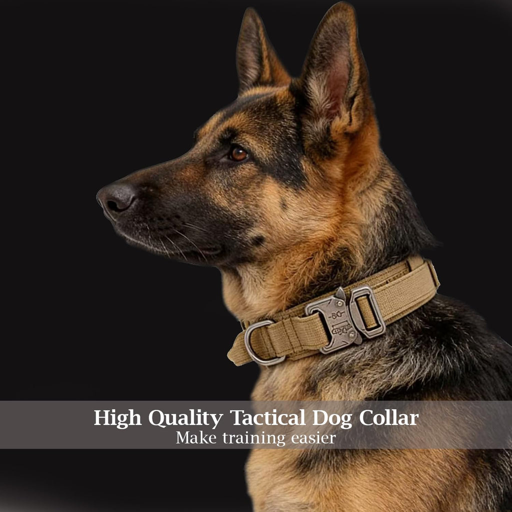 Adjustable Nylon Tactical Dog Collar with Control Handle G442325