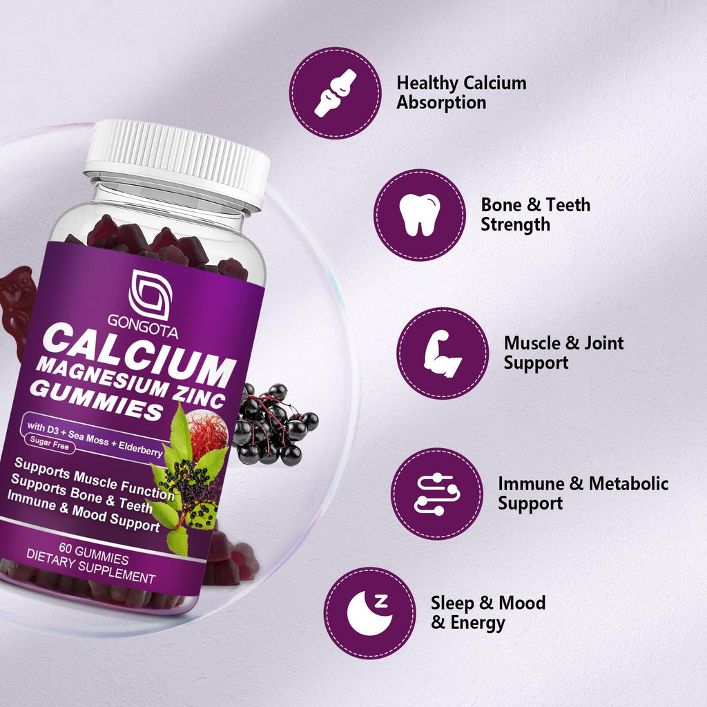 Calcium Magnesium Zinc with Vitamin D3 60 Count F378