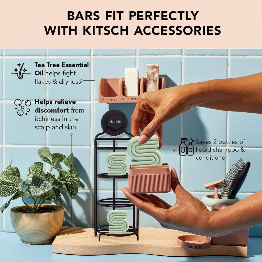 Tea Tree Shampoo + Coconut Oil Conditioner and Shower Filter Bundle Y66359