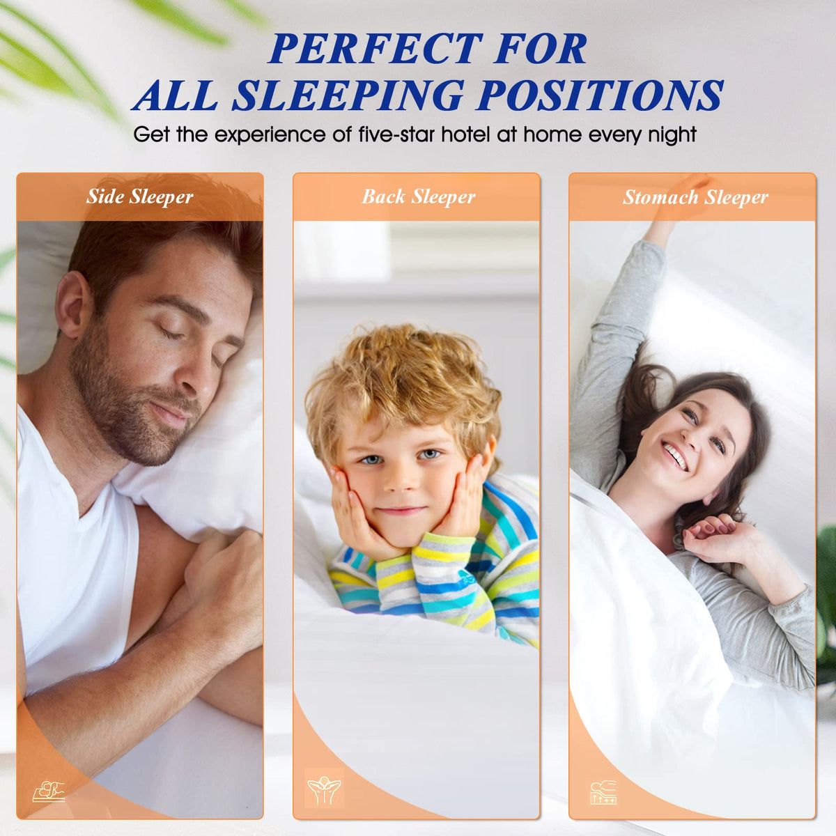 King Size Bed Pillows Set of 2 E703