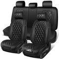 Nappa Leather Car Seat Covers Full Set Z31258
