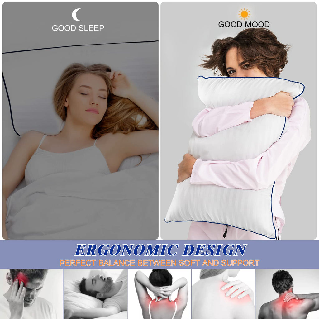 King Size Bed Pillows Set of 2 E703