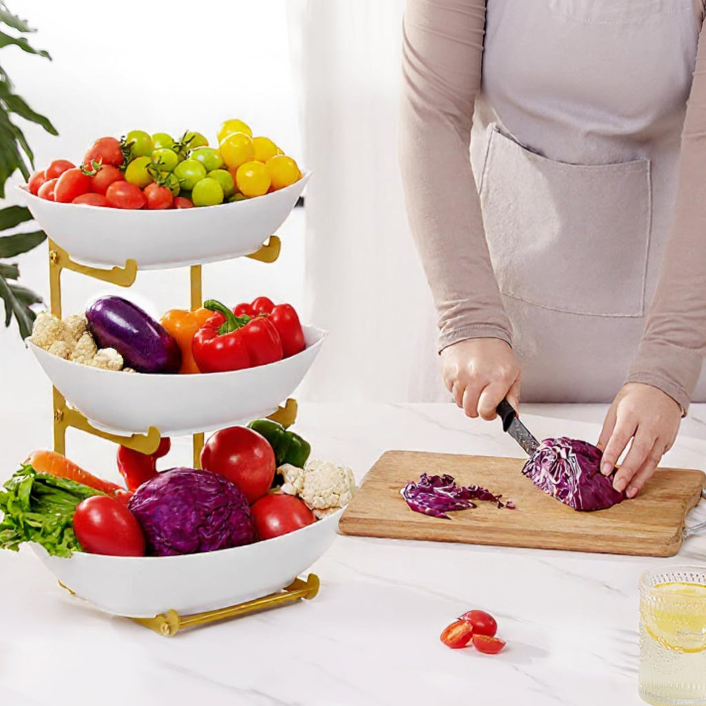 3 Tier Plastic Fruit Bowl Z640096