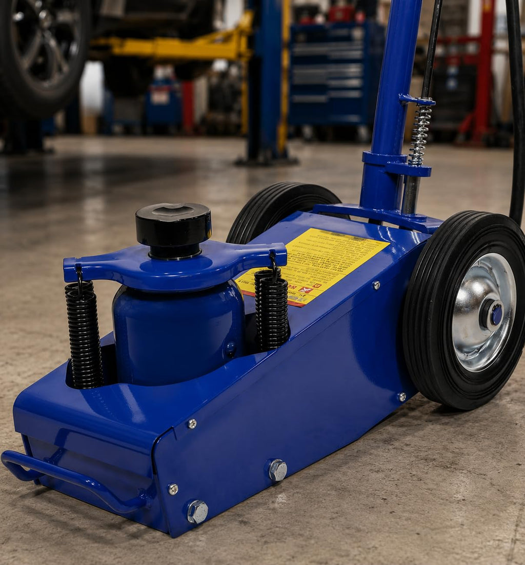 22 Ton Hydraulic Floor Jack with Extension Saddle Set F50866