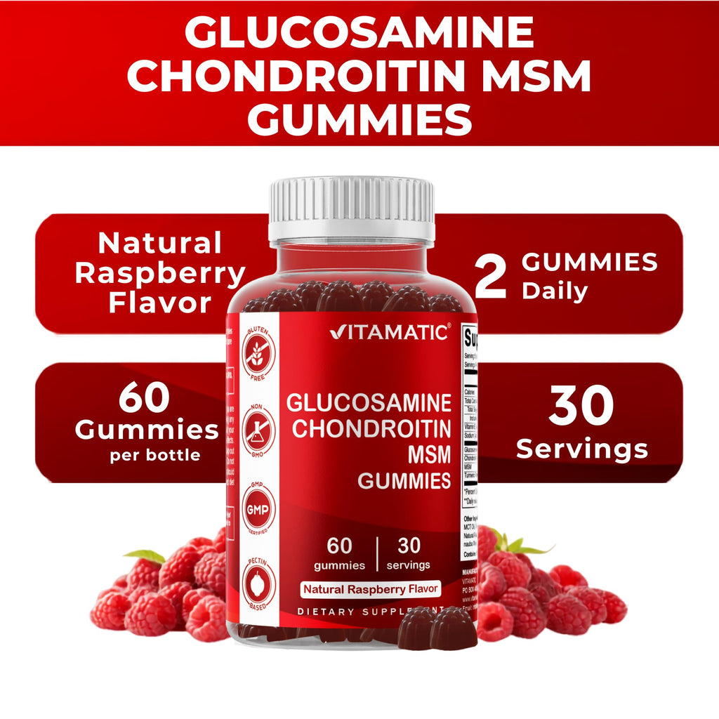 Glucosamine Chondroitin with MSM 60 Gummies 2 Pack F742554