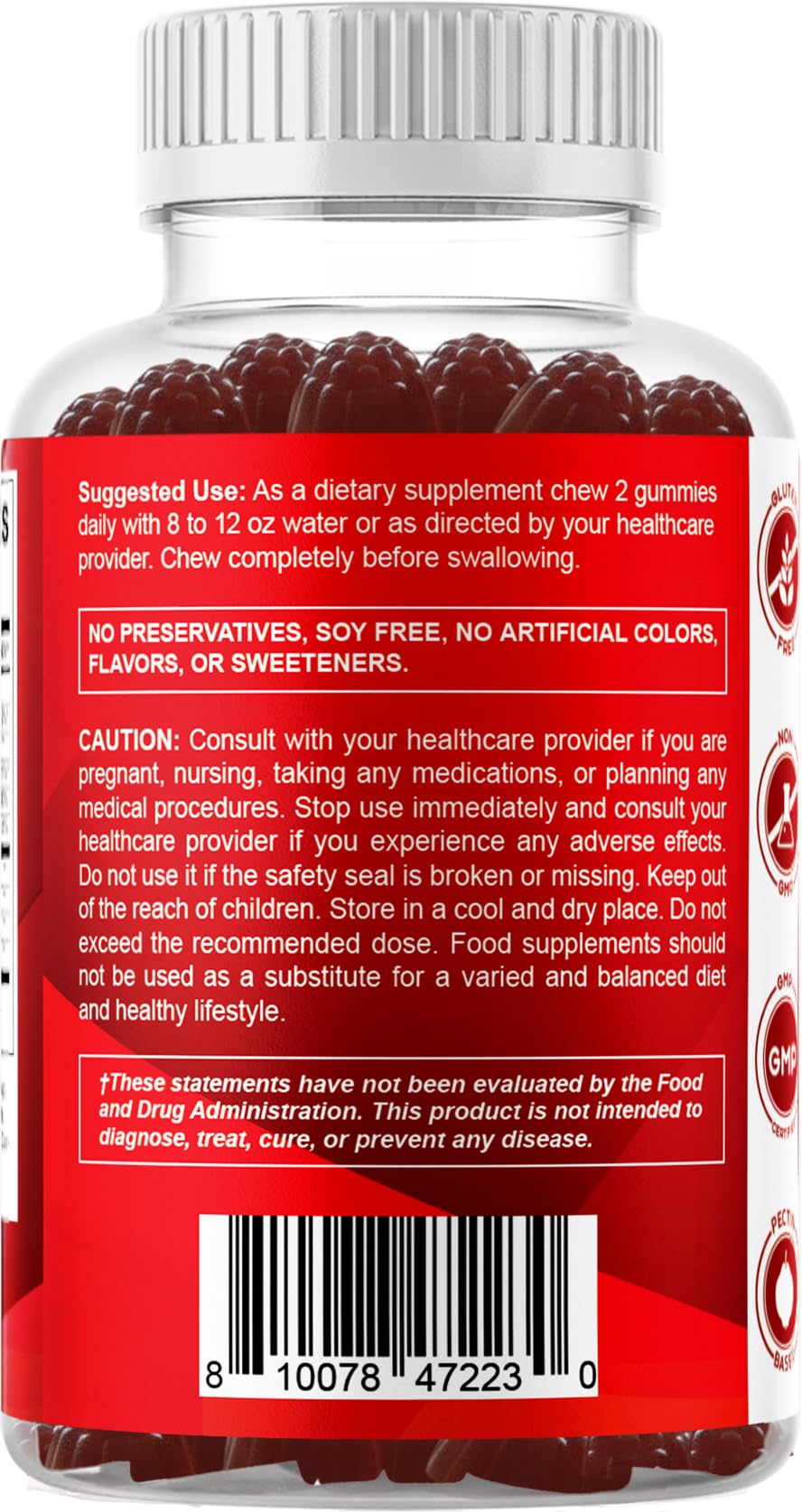 Glucosamine Chondroitin with MSM 60 Gummies 2 Pack F742554