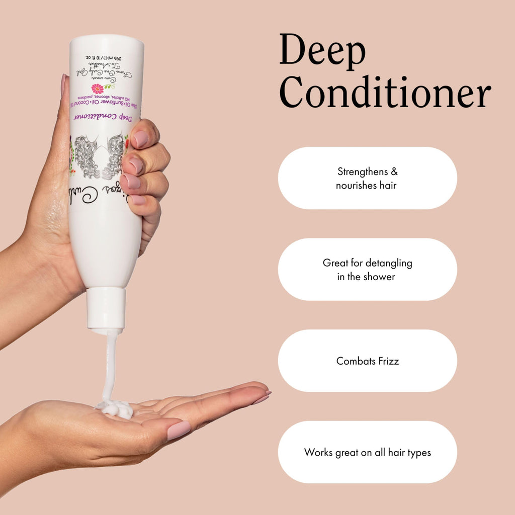 Deep Conditioner with Coconut Oil, Sunflower Oil & Shea Butter, 10 oz O183