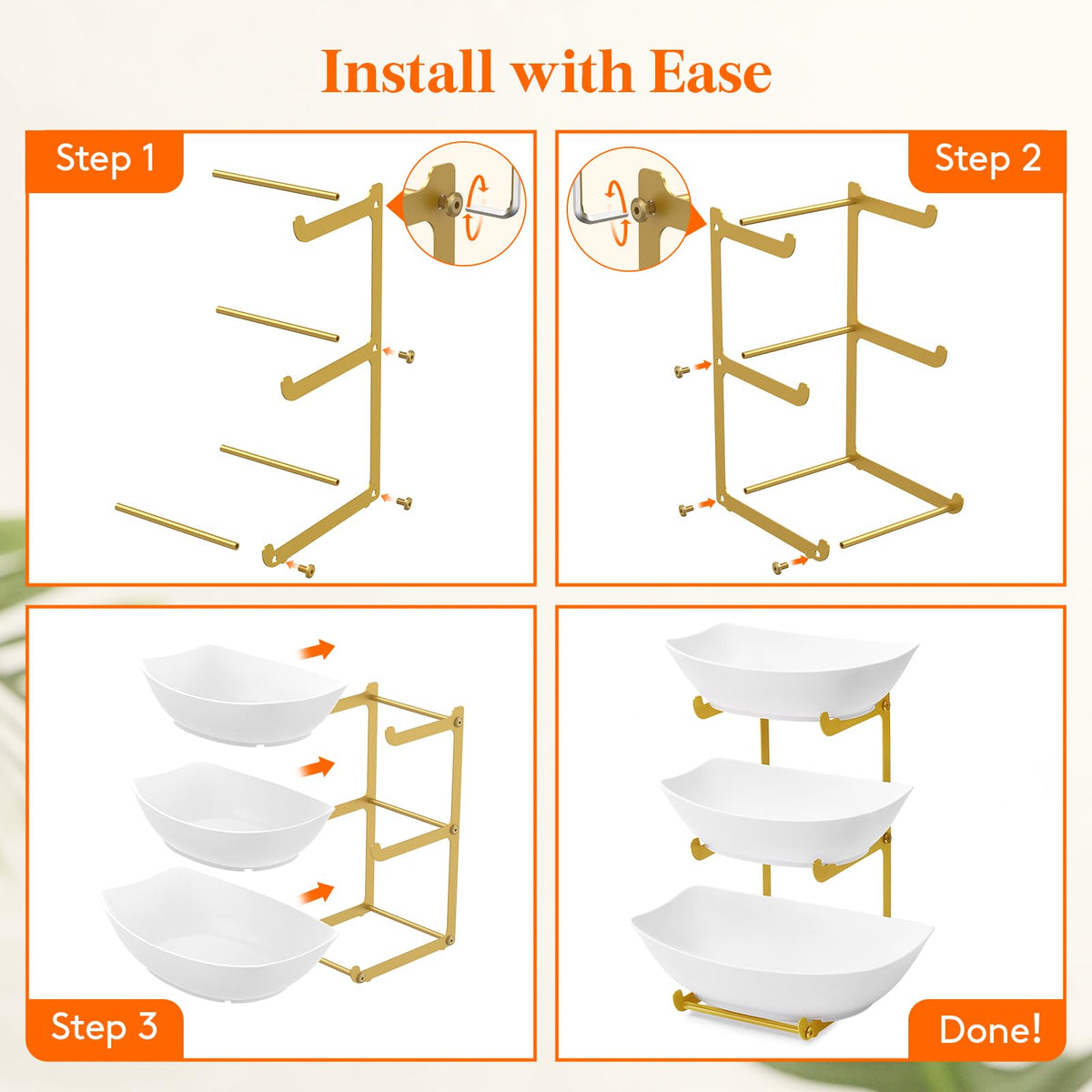 3 Tier Plastic Fruit Bowl Z640096