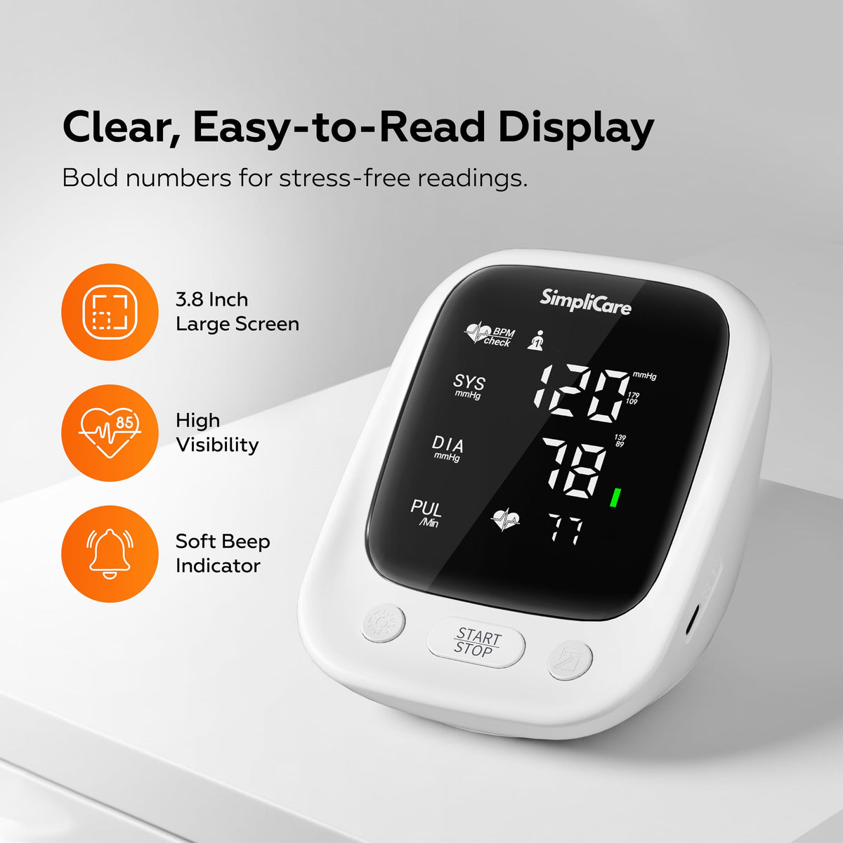 Blood Pressure Monitor with XL Blood Pressure Cuff K38584
