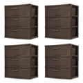 3-Drawer Storage Unit 4-Pack J222