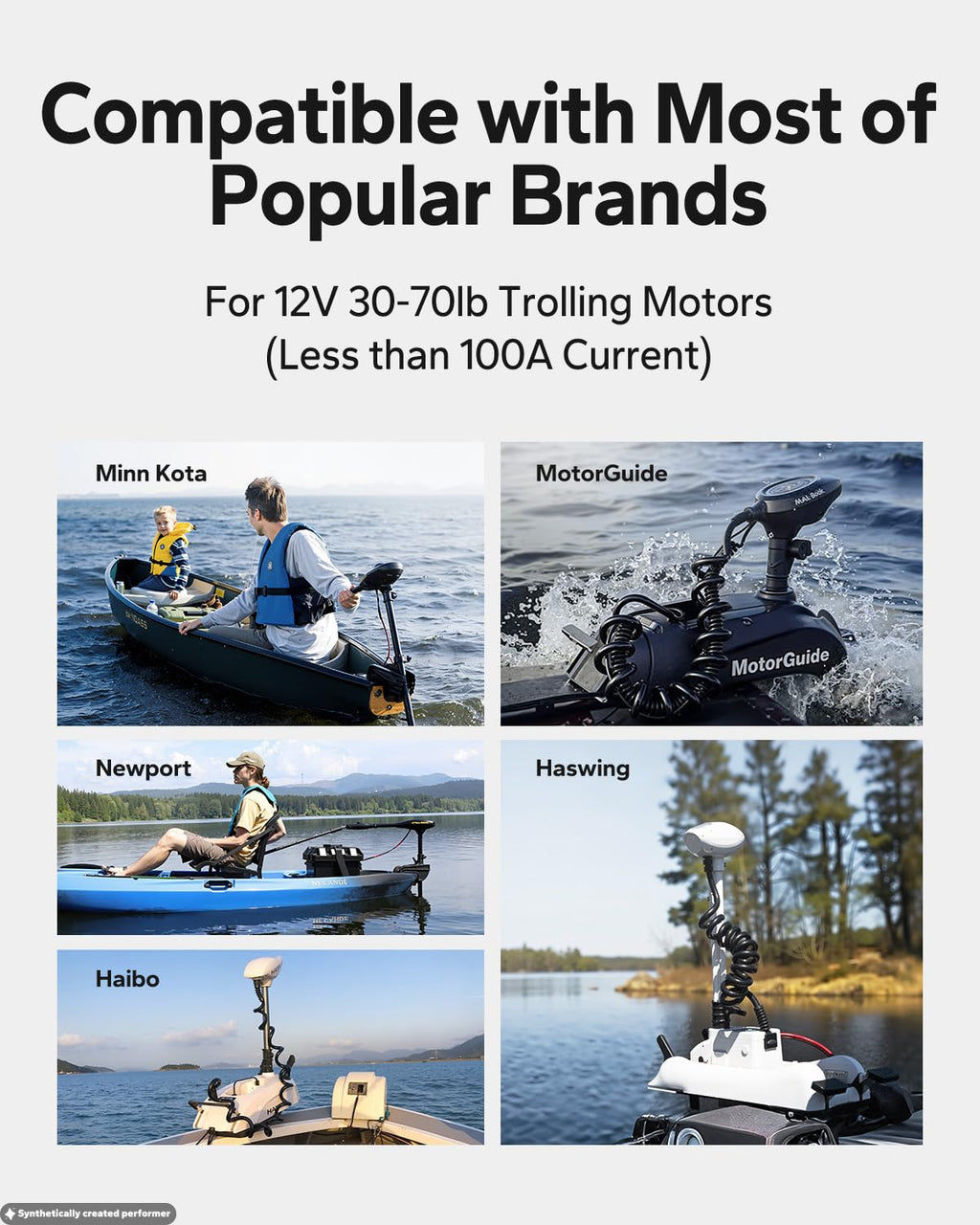 12V 100Ah LiFePO4 Trolling Motor Battery E794043