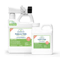 Flea, Tick, and Mosquito Yard Spray Refill Starter Kit 32 oz Ready to Use and 16 oz Concentrate U126