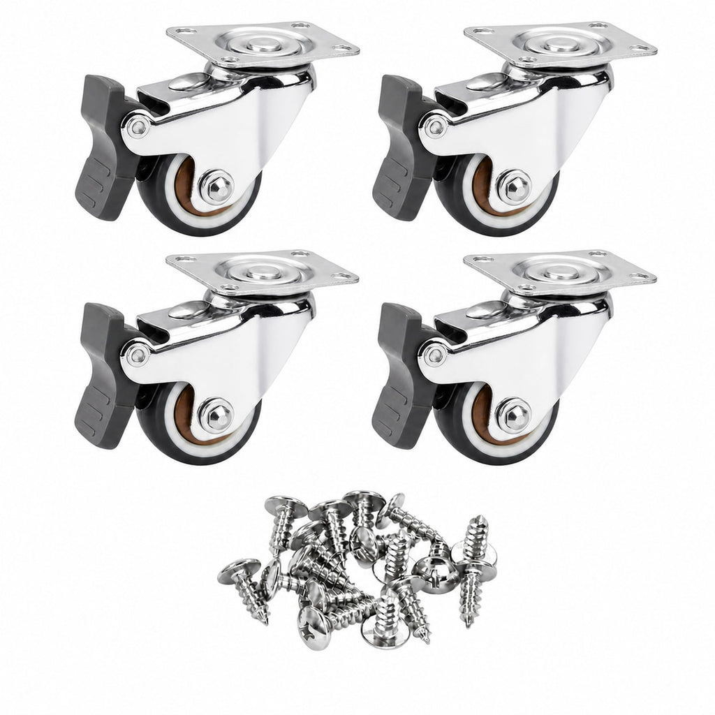 1 Inch Caster Wheels Set of 4 G7929