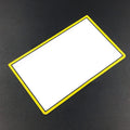 Glass Top Upper Screen Frame Lens Cover LCD Screen Protector with Adhesive for 3DS XL/New 3DS XL LL Console (Yellow) W94437