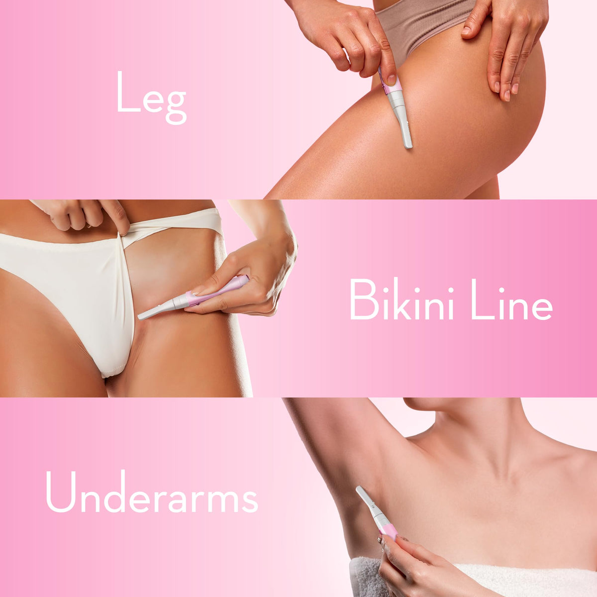 Pink Electric Facial Hair Remover with 2 Replaceable Blade I792708