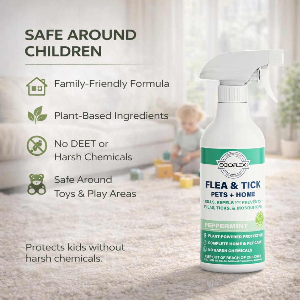 Plant-Based Flea Spray with Peppermint Scent 16oz W40996
