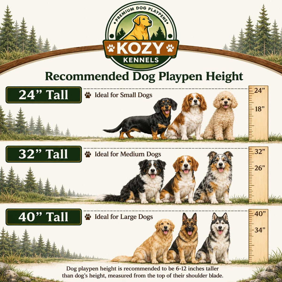 32 inch 16 Panels Heavy Duty Metal Dog Playpen with Gate Z482877