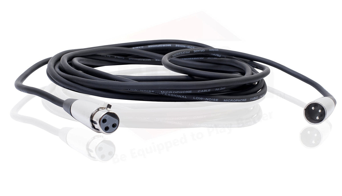 Cardioid Dynamic Handheld Microphones 3-Pack with Clips & XLR Cables I744858