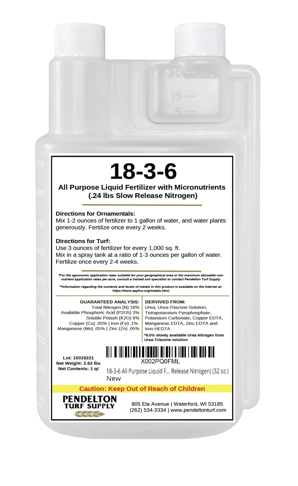 All Purpose Liquid Fertilizer & Micro Nutrients 32 oz G11239