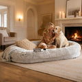 Grey Human Dog Bed 71''x45''x12'' S9811