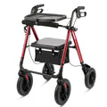 Foldable Rollator Walker with Seat & Tray T4820