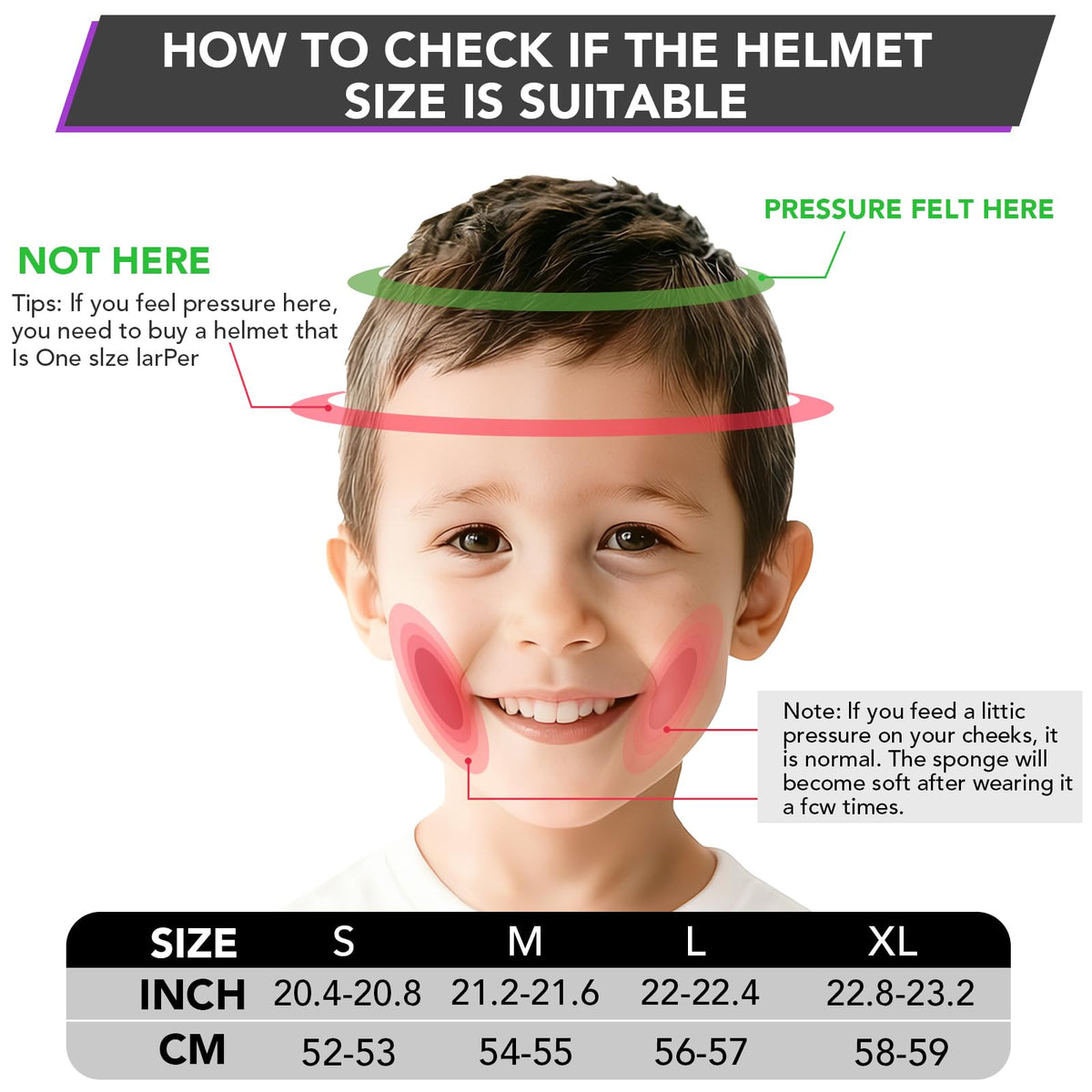 Kids Full Face Motocross Helmet 4-Pcs Set DOT Approved Purple X-Large L785