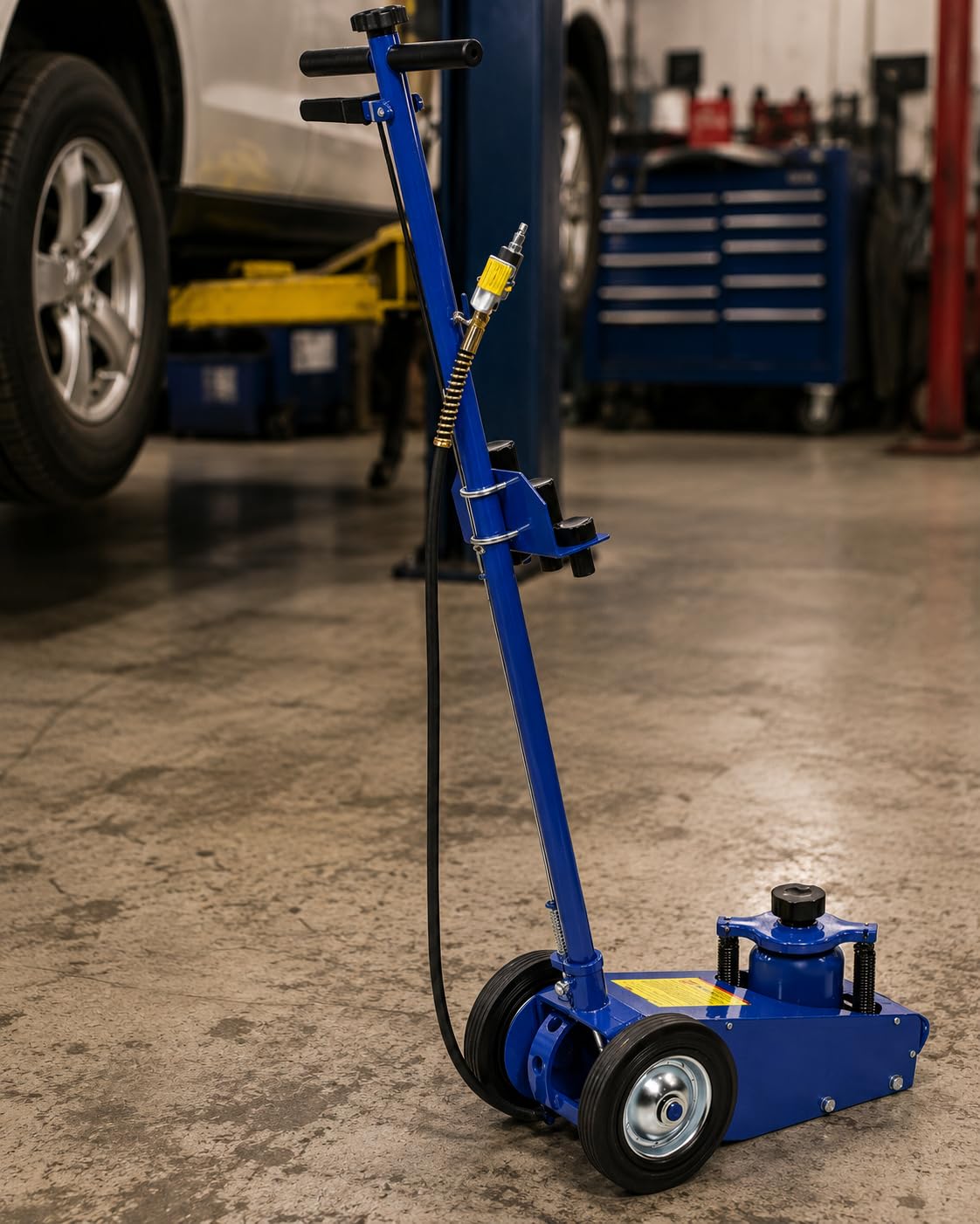22 Ton Hydraulic Floor Jack with Extension Saddle Set F50866