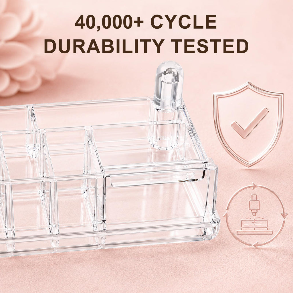 Clear Mahjong Racks with Pushers 4-Pack V14927