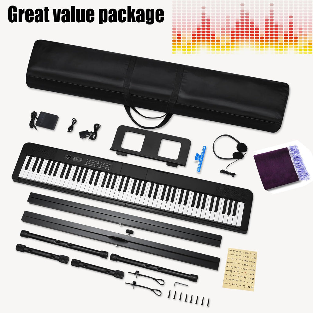 88 Key Digital Piano with Semi Weighted Keys H13201