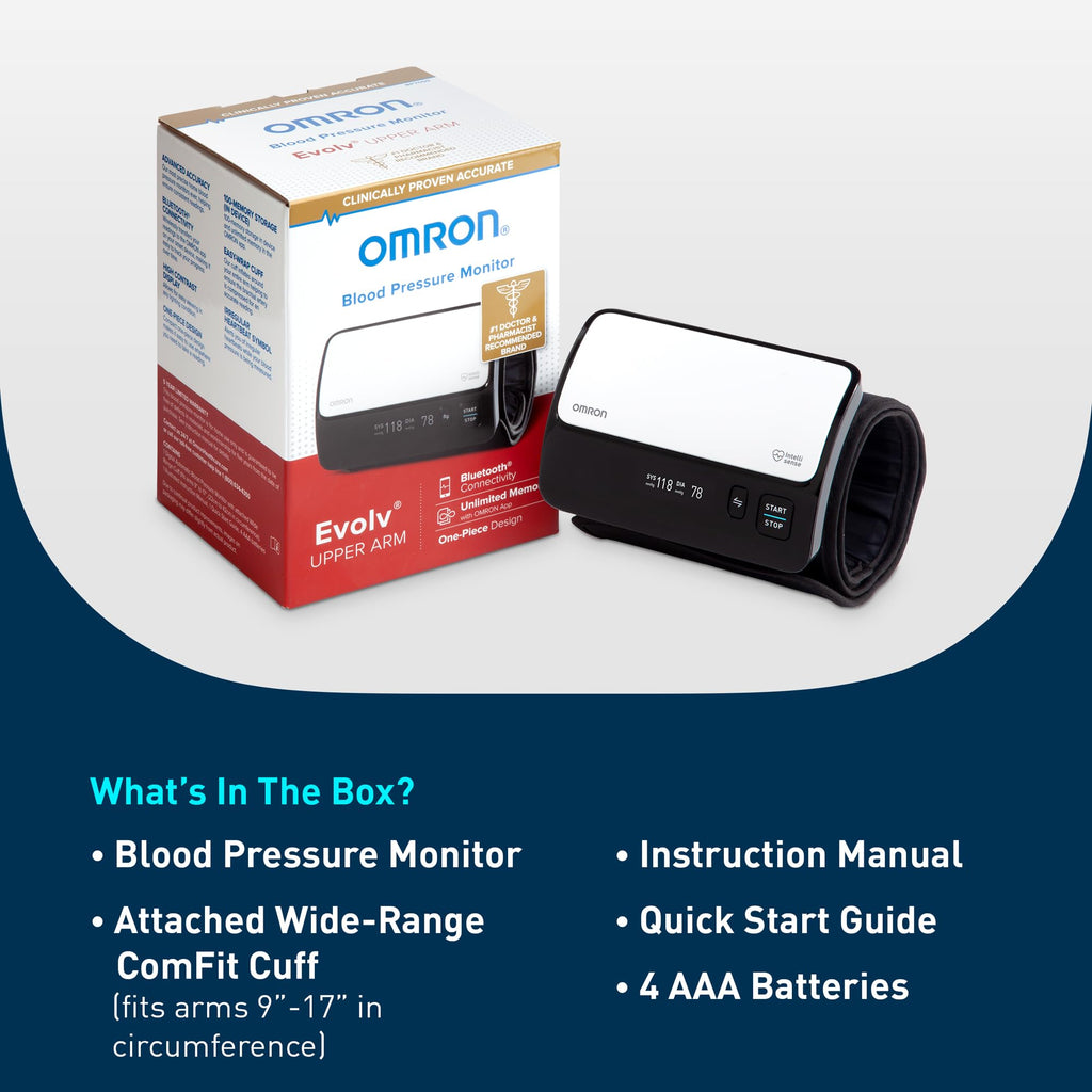 Wireless Upper Arm Blood Pressure Monitor W932106