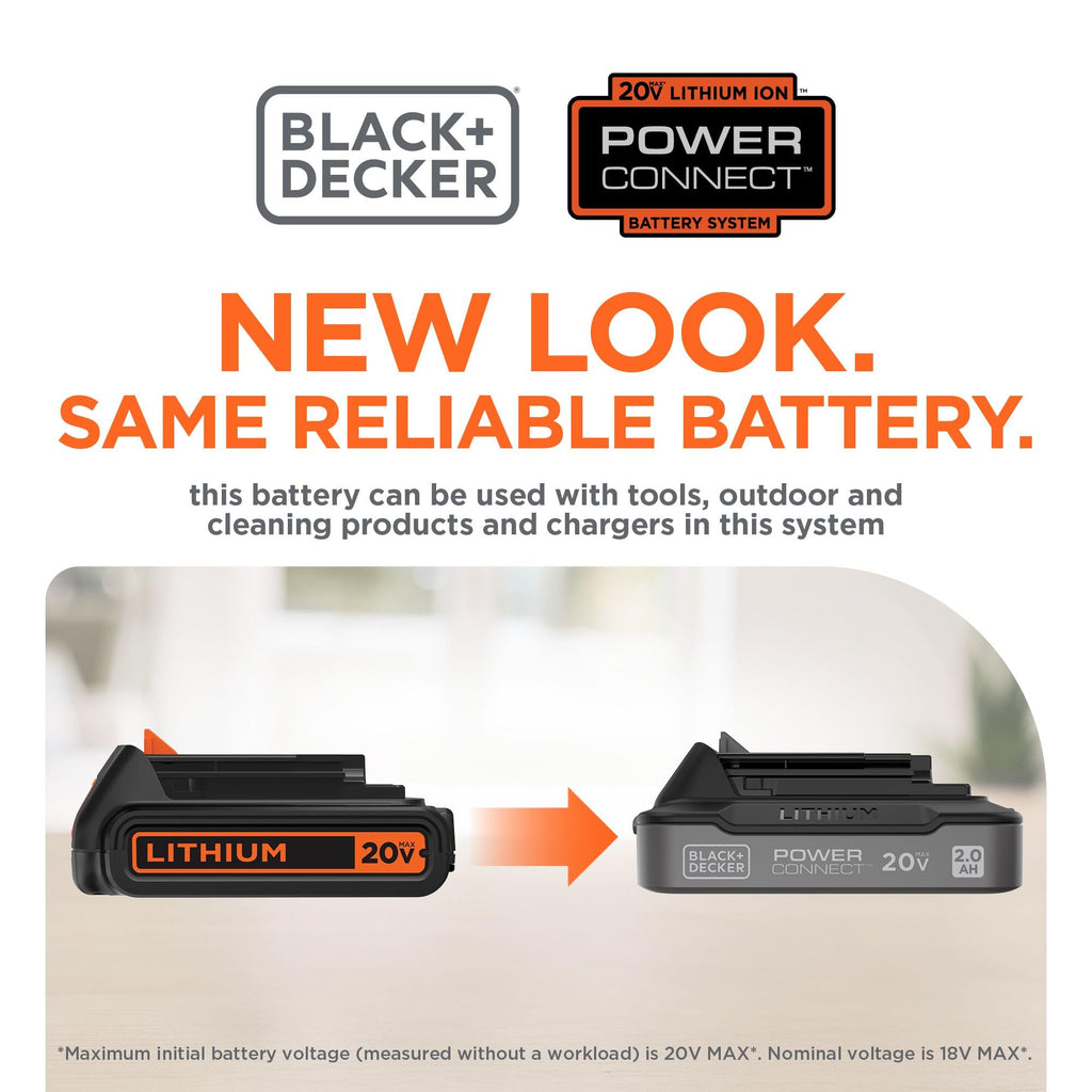 20V MAX 2.0 Ah Battery with State of Charge Indicator A409563