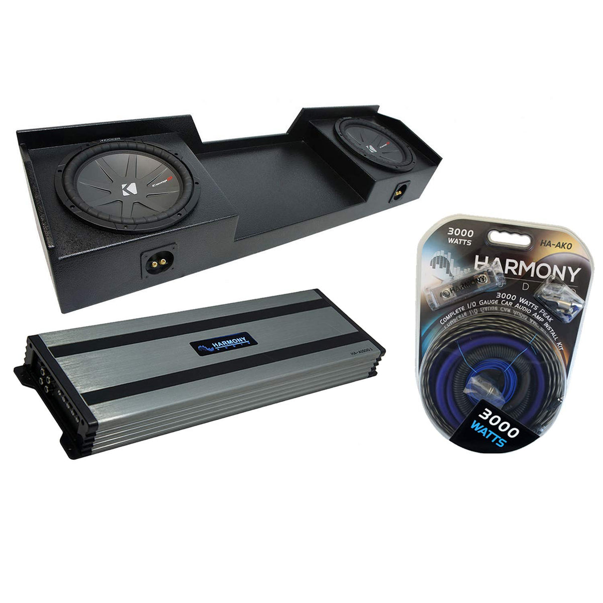 Dual 12" Sub Box and Amp U460566