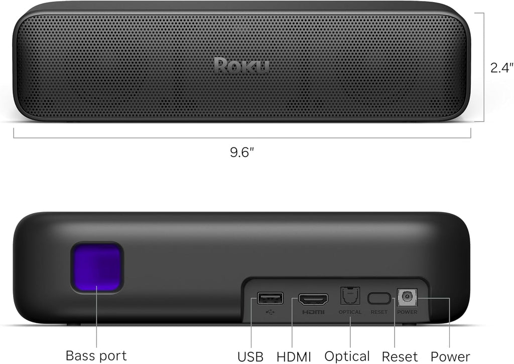 4K TV Soundbar with Built-in Streaming Device Z163045