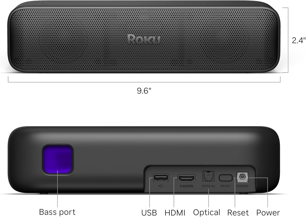 4K TV Soundbar with Built-in Streaming Device Z163045