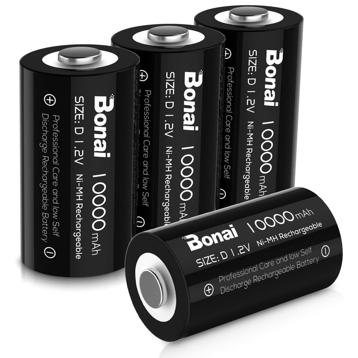 Rechargeable D Batteries 4 Pack O8552