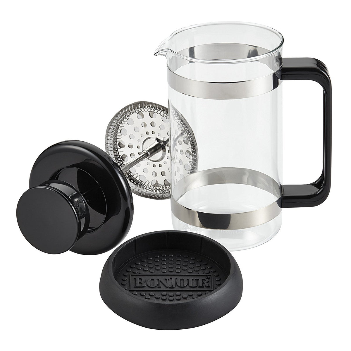 Borosilicate Glass French Press with Coaster & Scoop, 33.8-Ounce I992827