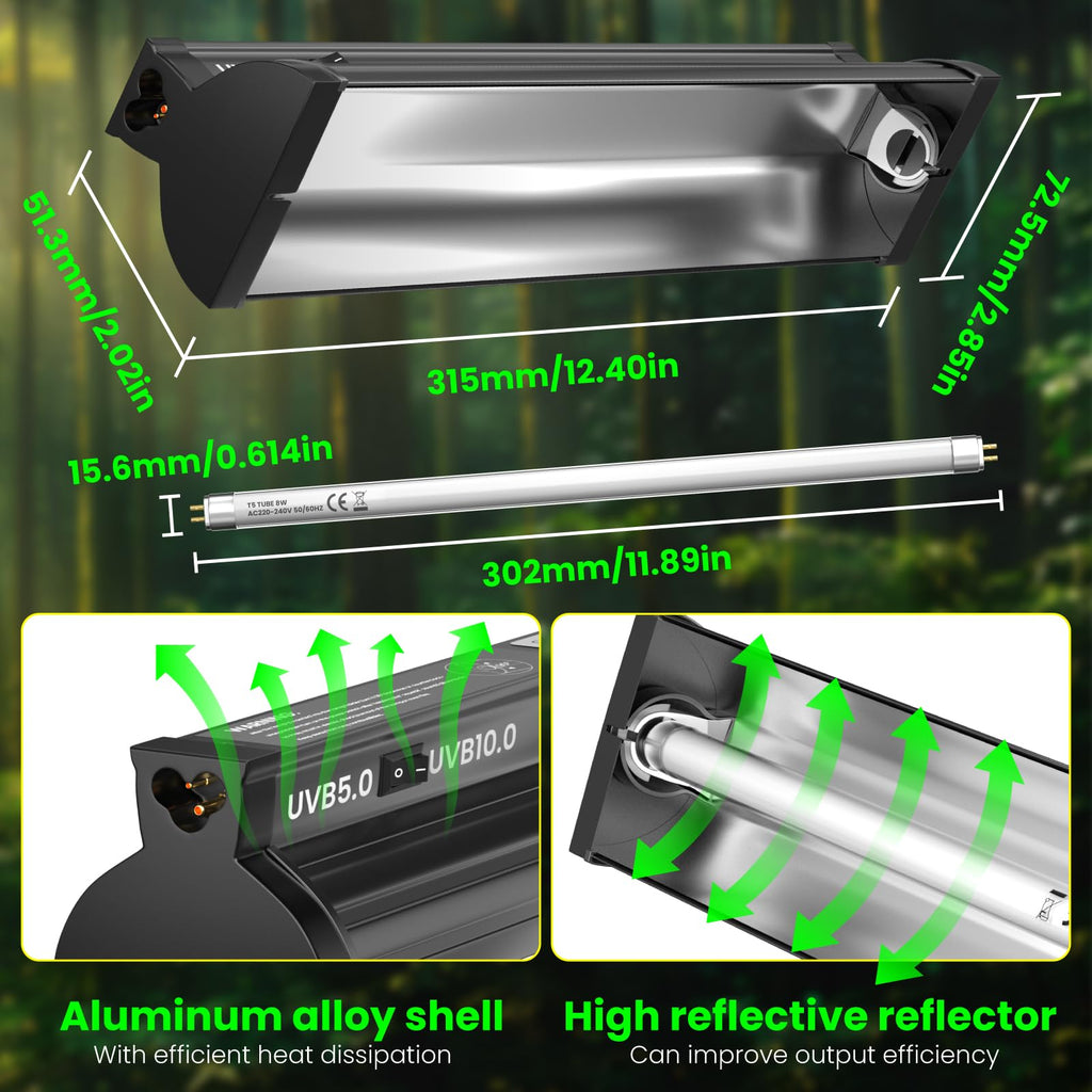 8W T5 UVB Reptile Light C632024