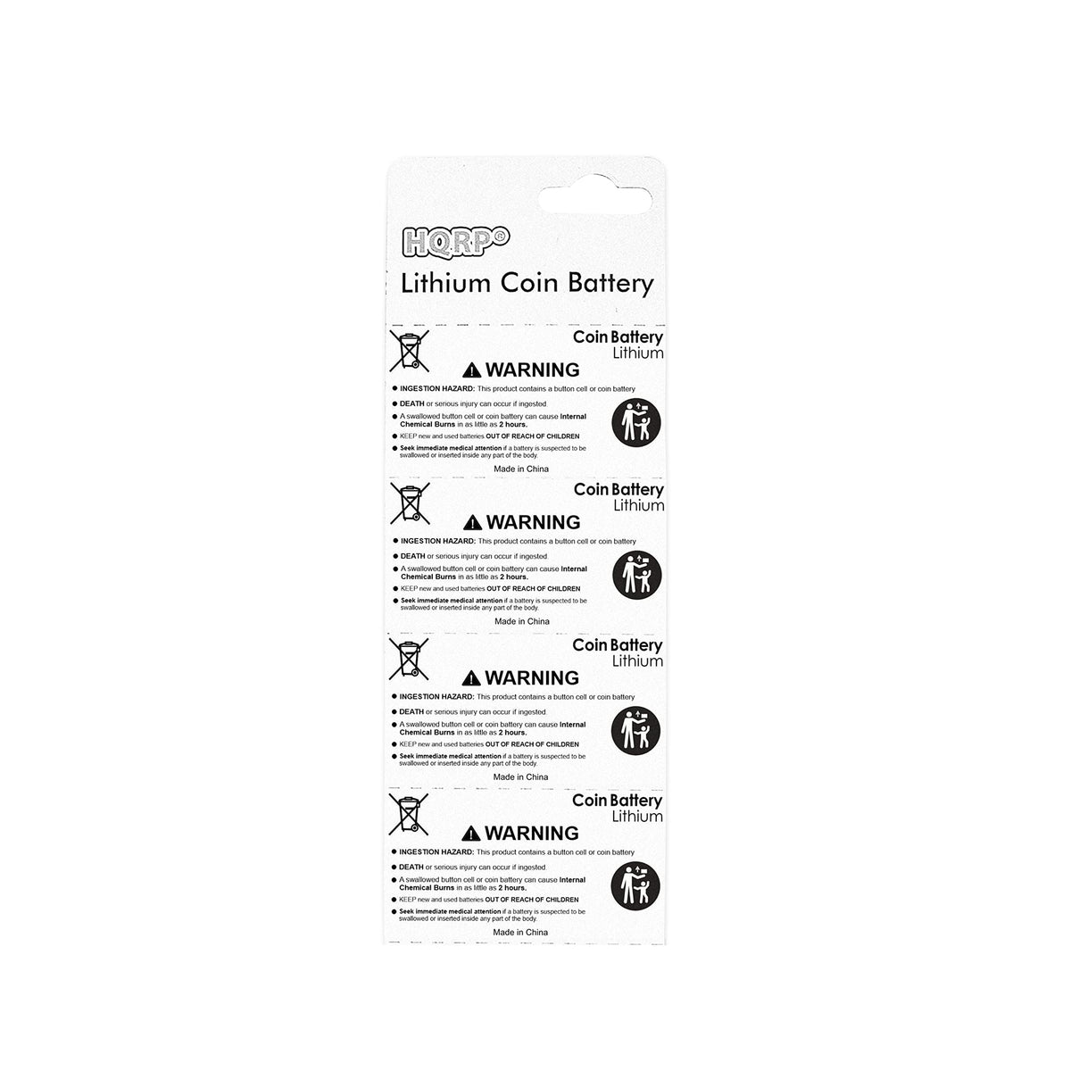 4-Pack Lithium Battery for Blood Glucose Monitoring System I624511