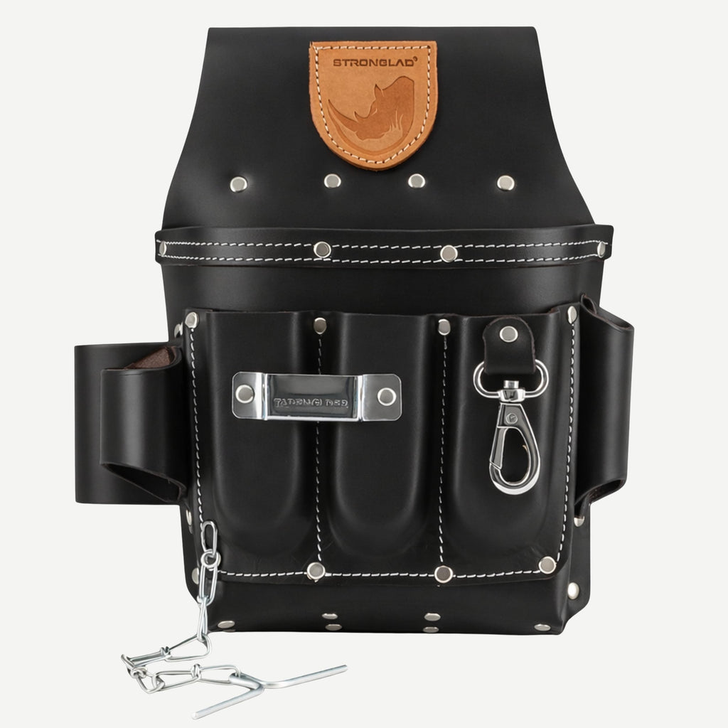13-Pocket Top-Grain Leather Electricians Tool Belt J798