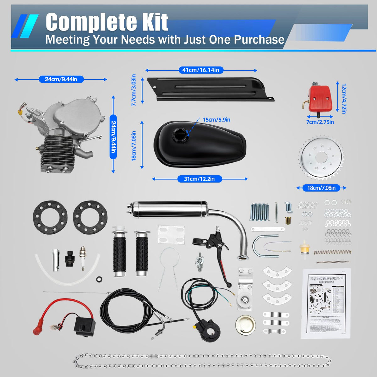 2 Stroke Air Cooling Bicycle Engine Kit S8973