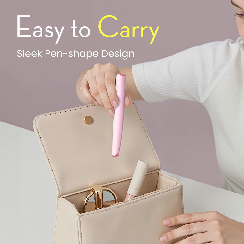 Pink Electric Facial Hair Remover with 2 Replaceable Blade I792708