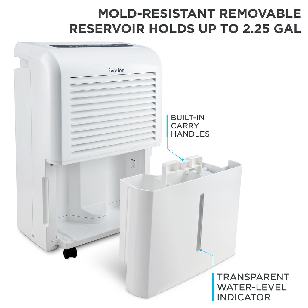 50 Pint Dehumidifier with Pump & Drain Hose L140